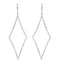 Silver Diamond Earrings  Earrings, Melanie Auld,- Pink Arrows Boutique