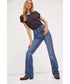 French Girl Flare Jean Aura Blue