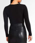 Erin Long Sleeve Bodysuit Black
