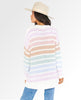 Flurry Sweater Powder Stripe