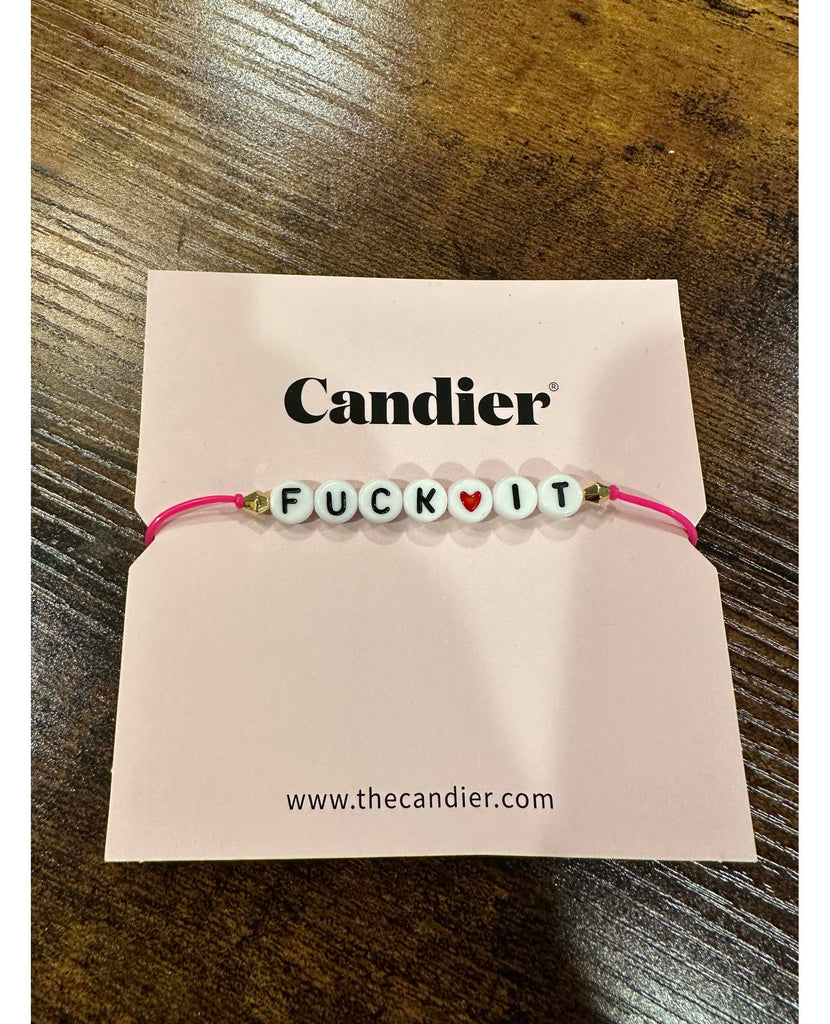 Fuck It Pink Bracelet