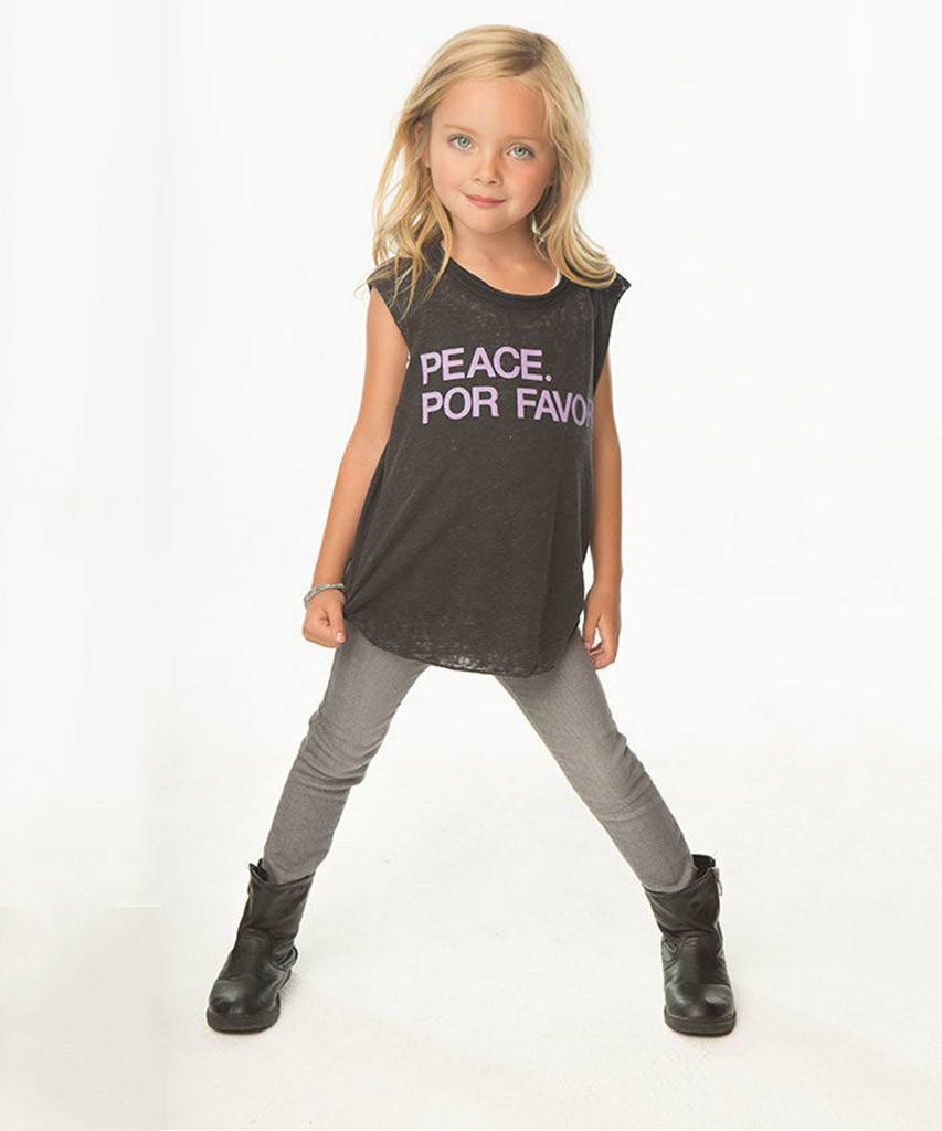 kids peace por favor tank  Kids Tops, Chaser Brand,- Pink Arrows Boutique