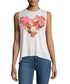 Heart Petal Tank  Graphic Tank, Chaser Brand,- Pink Arrows Boutique