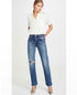 Guilford High Rise Distressed Wide Straight Jeans
