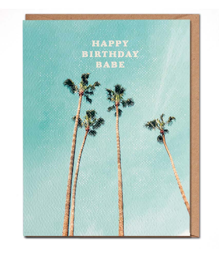 Happy Birthday Babe Card