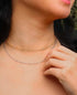 Open Heart Necklace Silver