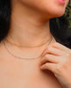 Open Heart Necklace Gold