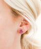 Amethyst Gemstone Prong Earrings