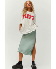 Kiss One Size Glitter Red Tee