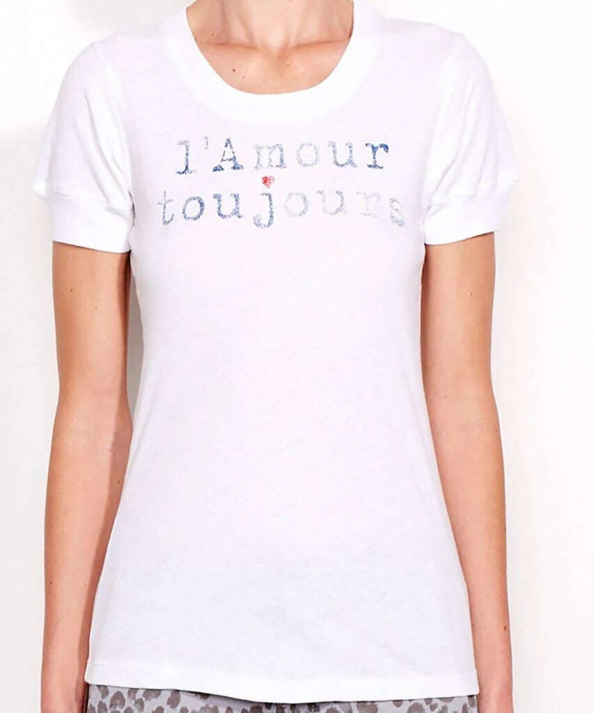 L'Amour Toujours Tee White