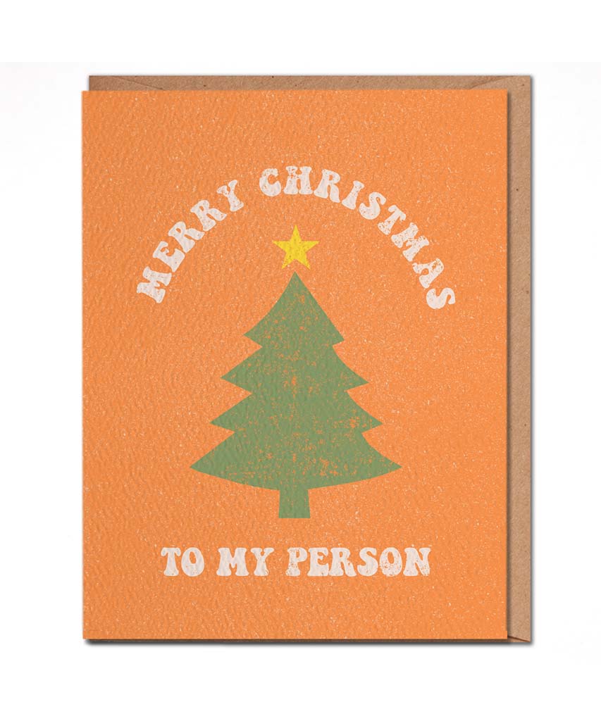 Merry Christmas To My Person Card