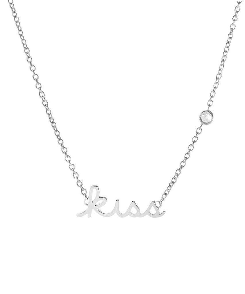 Kiss Diamond Necklace  Necklaces, Shy by Sydney Evan,- Pink Arrows Boutique