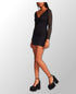 Nikki Long Sleeve Black Dress