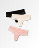 Note To Self Seamless Thong Set Neutral Combo