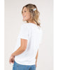 Essential Cotton V-Neck T-Shirt Optic White
