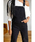 High Loose Overall Cozy Black