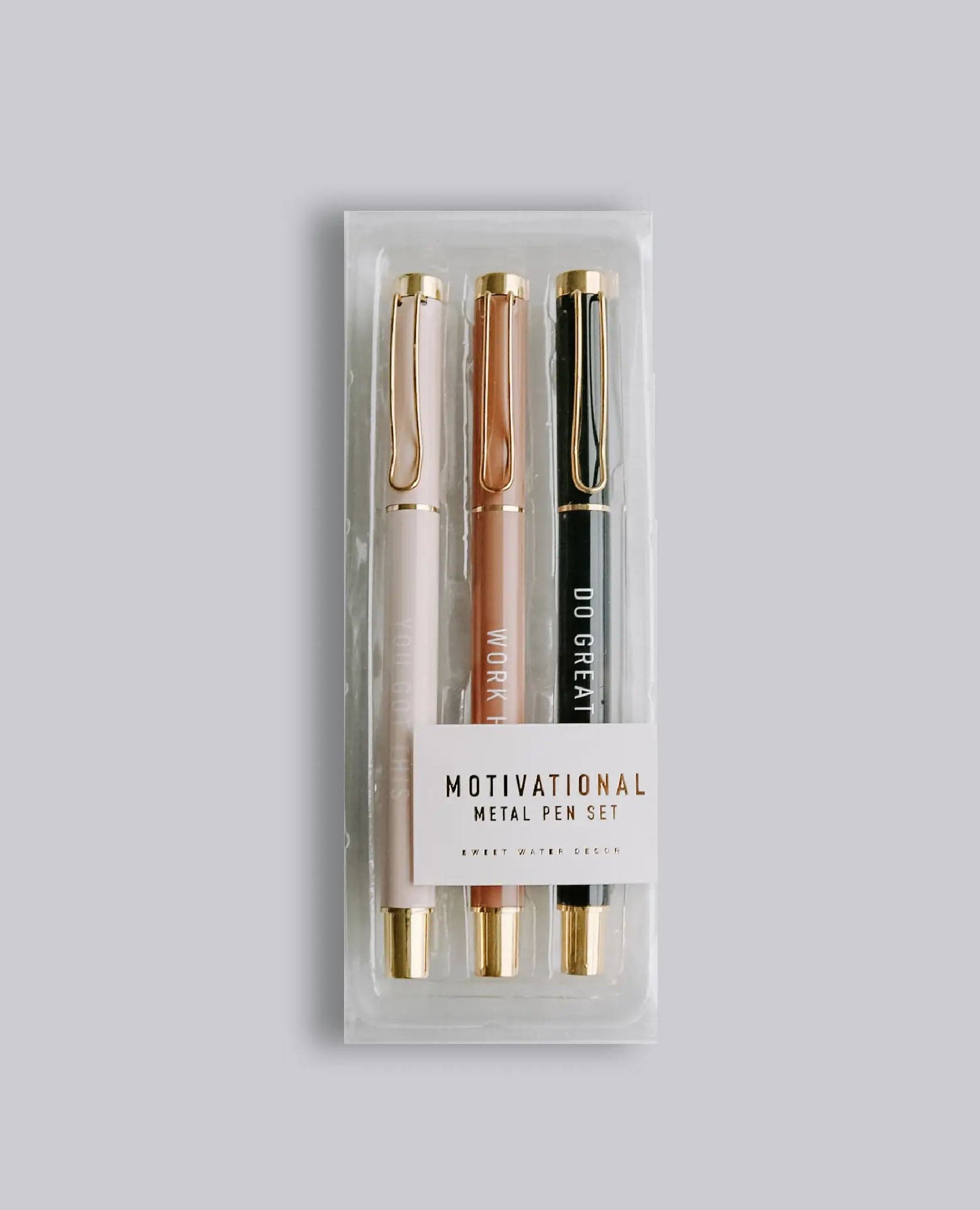 Motivational Metal Pen Set