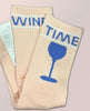 'WINE TIME' Socks