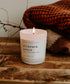 Pumpkin Spice Soy Candle | White Jar Candle+ Wood Lid