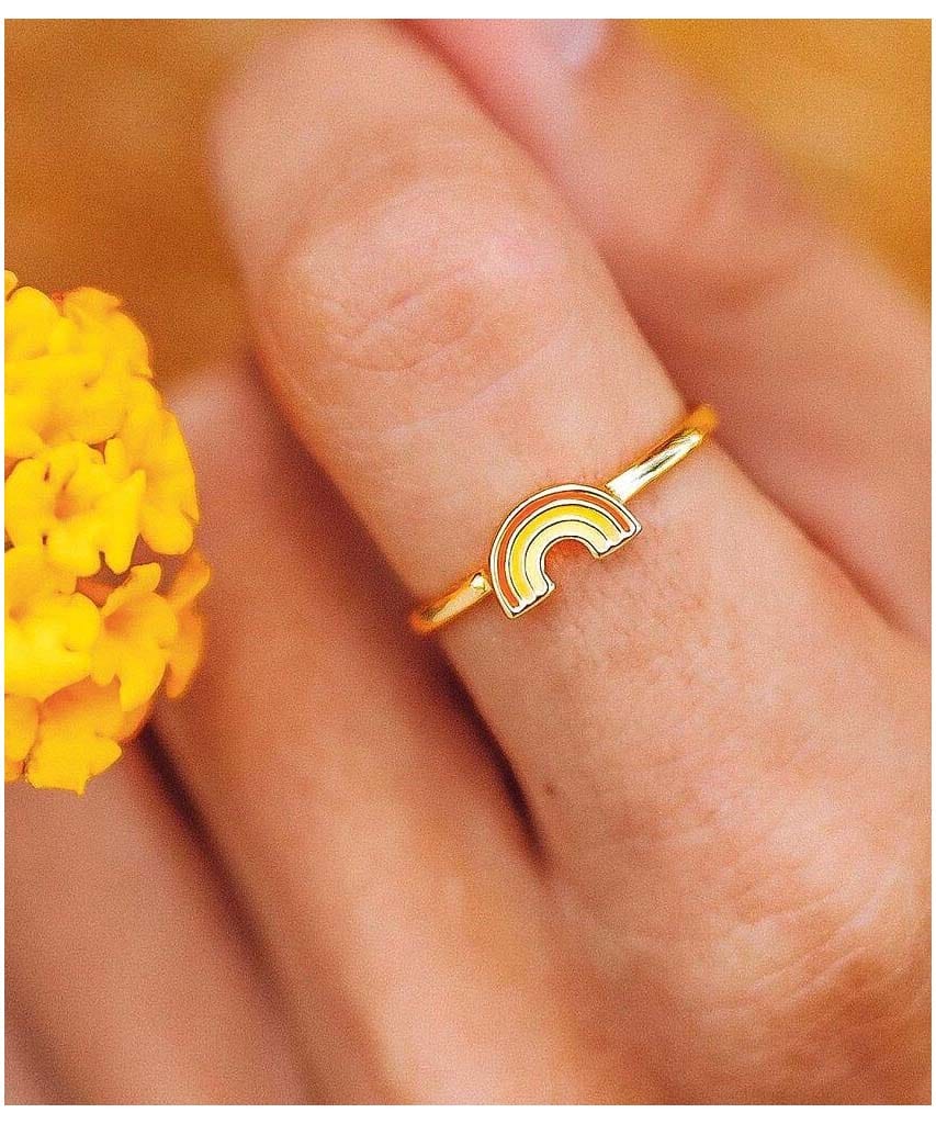 Rainbow Ring Gold