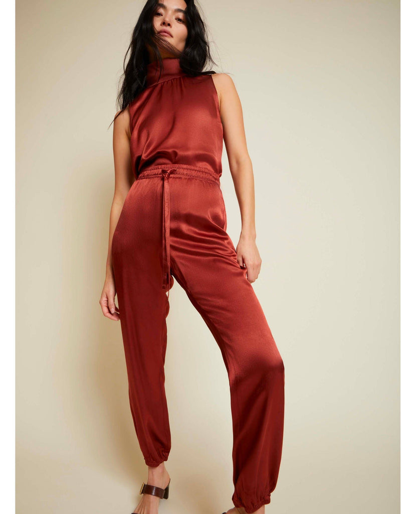 Del Ray Dressed Up Lounge Pant Rust