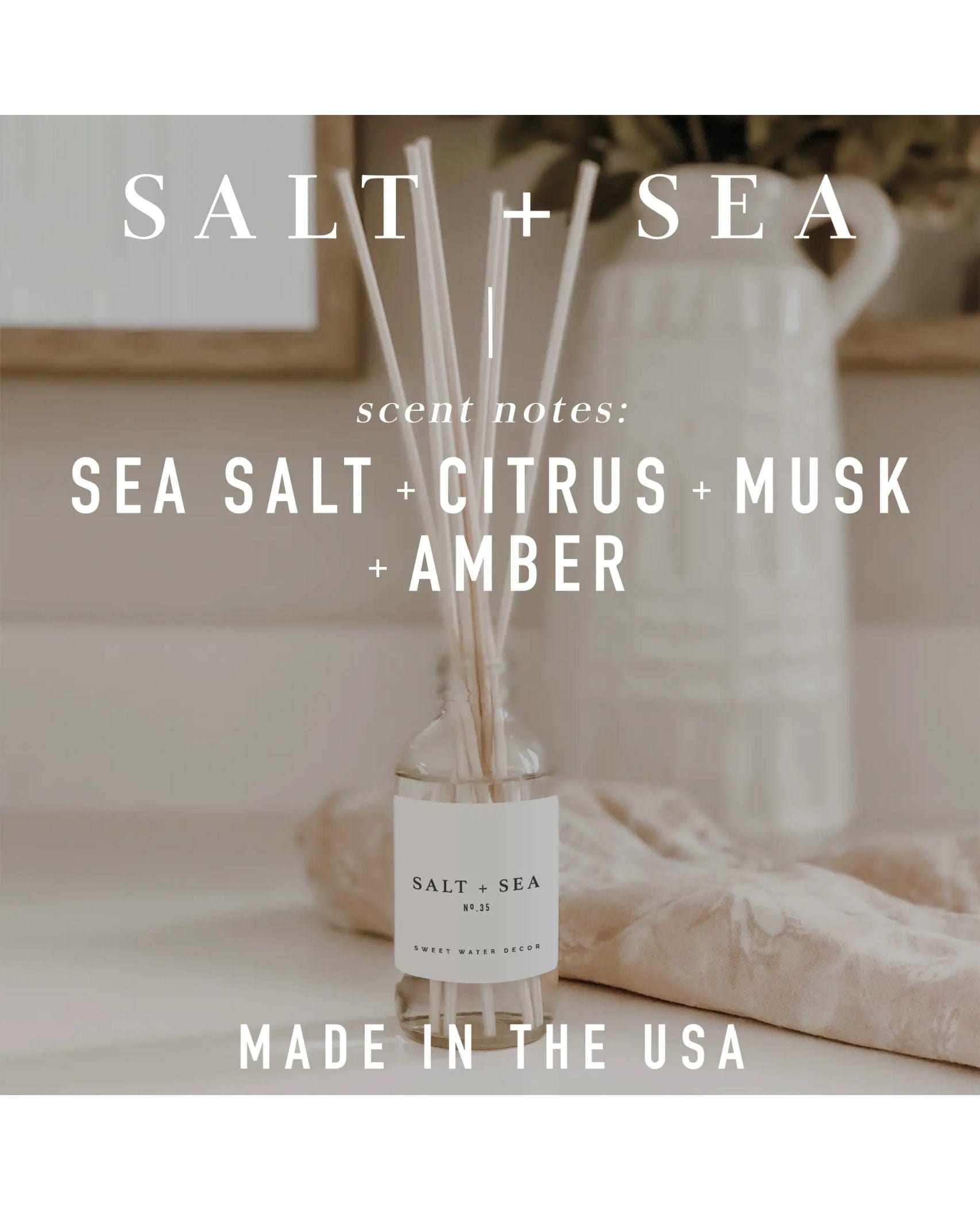 Sea + Salt Reed Diffuser