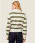 Shae Stripe Sweater Olive