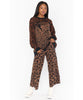 Samson Lounge Pant Leopard Knit