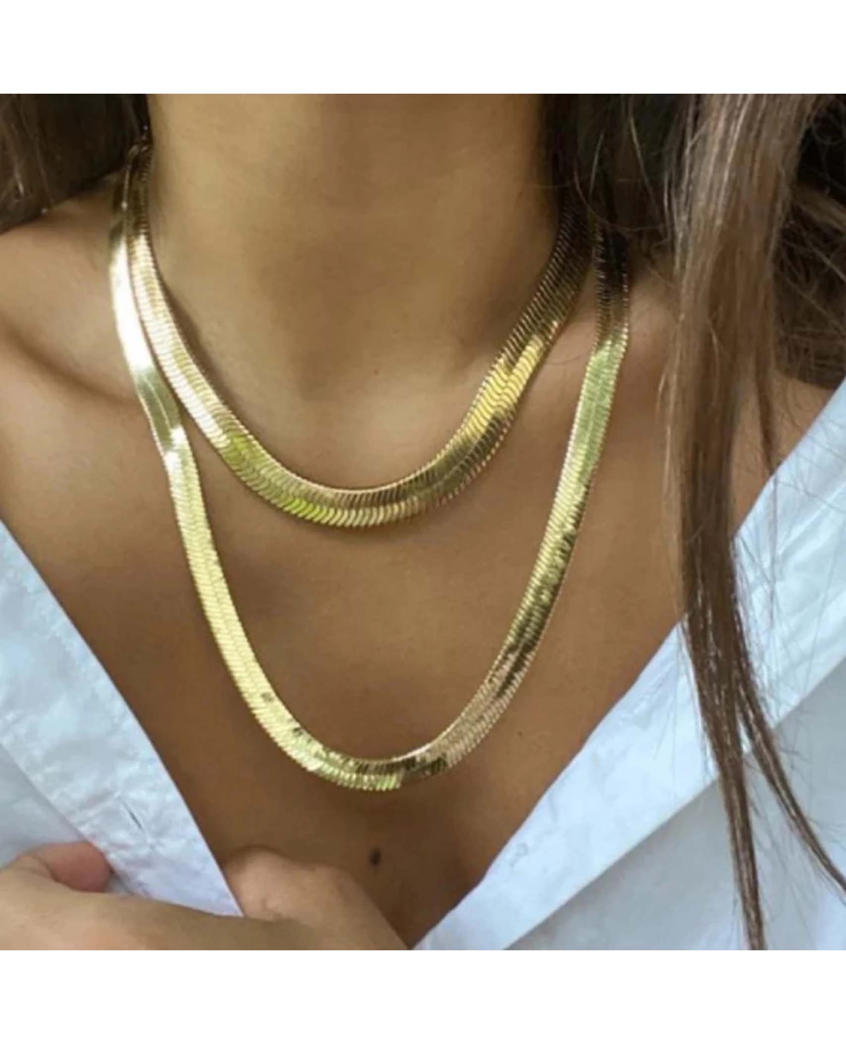 Thick Snake Gold Necklace Assorted