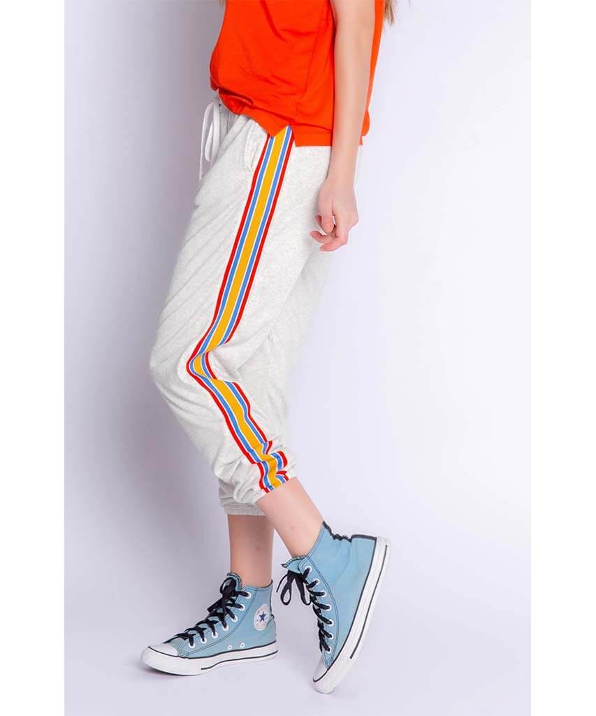 Suns Out Stripe Terry Lounge Pant