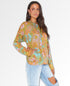 Sue Pocket Sweater Groovy Blooms