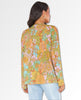 Sue Pocket Sweater Groovy Blooms