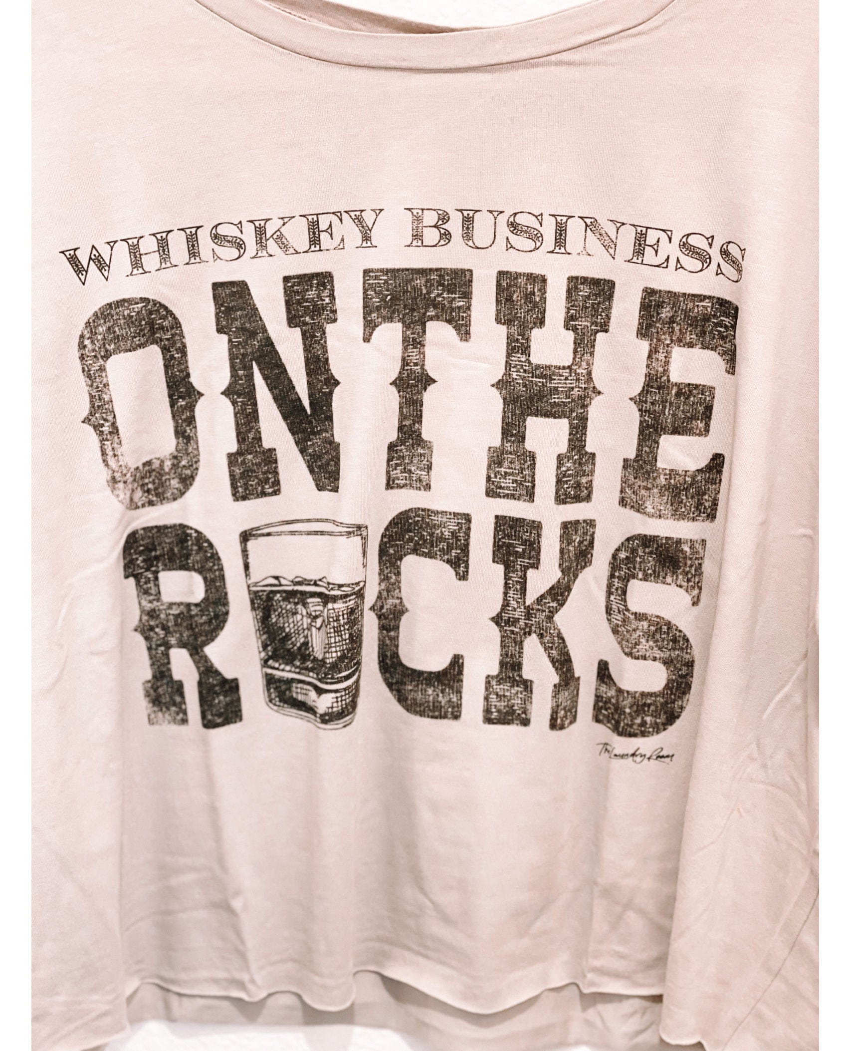 Whiskey Business Cropped T-Shirt