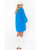 Timmy Bright Blue Knit Tunic Sweater Dress