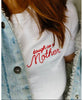'Tough As A Mother' Embroidered Tee