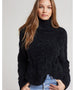Cable Knit Sweater Black