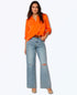 Riley Perfect Roll Shirt Sunny Orange
