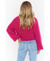 Vienna Hot Pink Knit Sweater