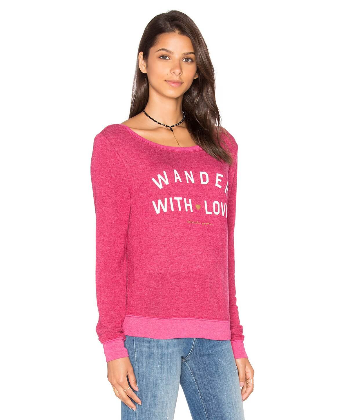 Wander With Love Sweatshirt  Sweatshirt, Spiritual Gangster,- Pink Arrows Boutique