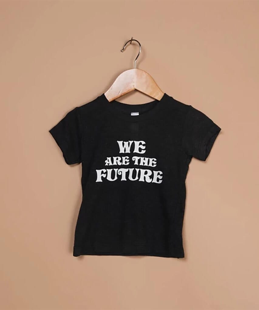 'We Are The Future' Kids Black Tee