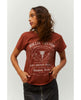 Willie Nelson Whiskey Label Tour Tee Sable